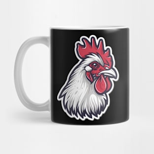 chicken rooster Logo Mug